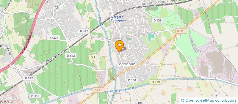 localisation de l'entreprise L'ART DU BOIS  CODOGNAN