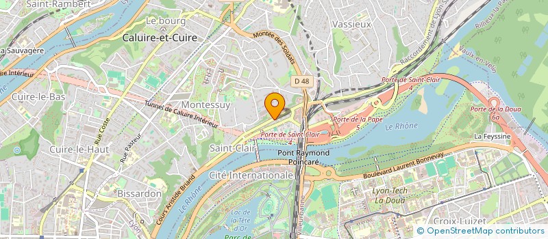 localisation de l'entreprise L'ART DU CADRE à CALUIRE-ET-CUIRE