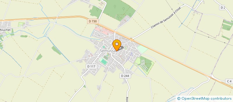 localisation de l'entreprise L'ART DU CARRELAGE  SEMUSSAC