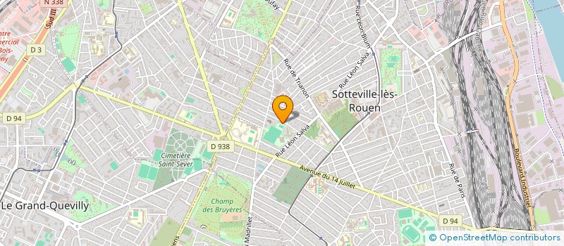 localisation de l'entreprise L'ART DU CARRELAGE  SOTTEVILLE-LES-ROUEN