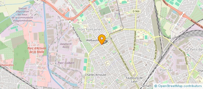 localisation de l'entreprise L'ART DU CARRELAGE REMOIS  REIMS