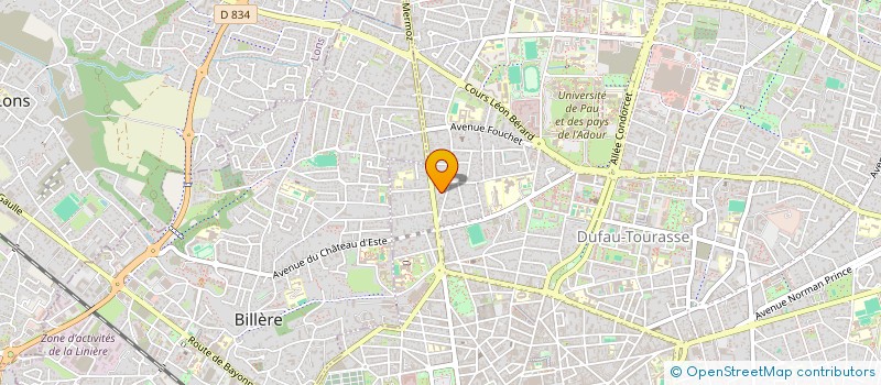 localisation de l'entreprise L'ART DU CHEVEU à PAU