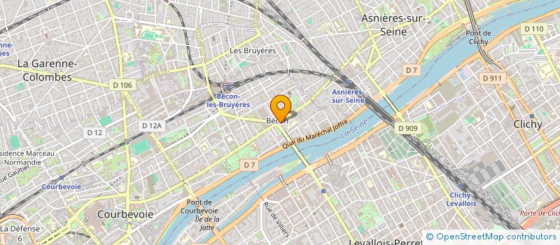 localisation de l'entreprise L'ART DU CROISSANT à COURBEVOIE