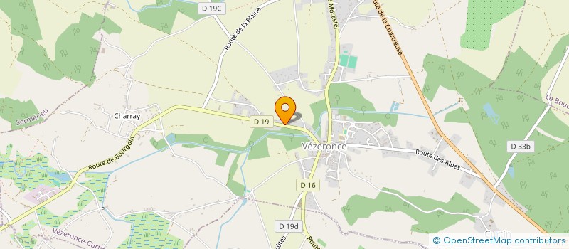 localisation de l'entreprise L'ART DU FER  VEZERONCE-CURTIN