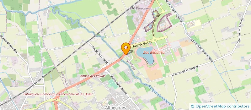 localisation de l'entreprise L'ART DU FEU  MONTEUX