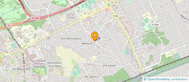 localisation de l'entreprise L'ART DU FOURNIL à VILLEPINTE