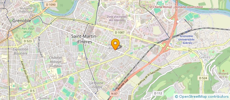 localisation de l'entreprise L'ART DU FRUIT à SAINT-MARTIN-D'HERES