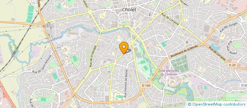 localisation de l'entreprise L'ART DU GOUT QUALITE TRADITION à CHOLET