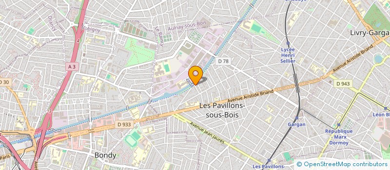 localisation de l'entreprise L'ART DU METIER à LES PAVILLONS-SOUS-BOIS