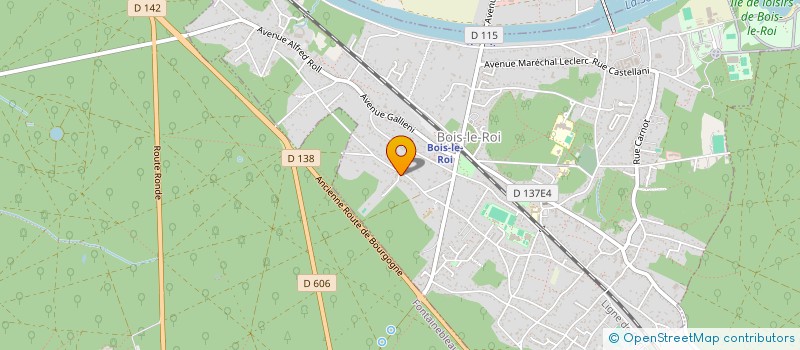 localisation de l'entreprise L'ART DU MOUVEMENT 77  BOIS-LE-ROI