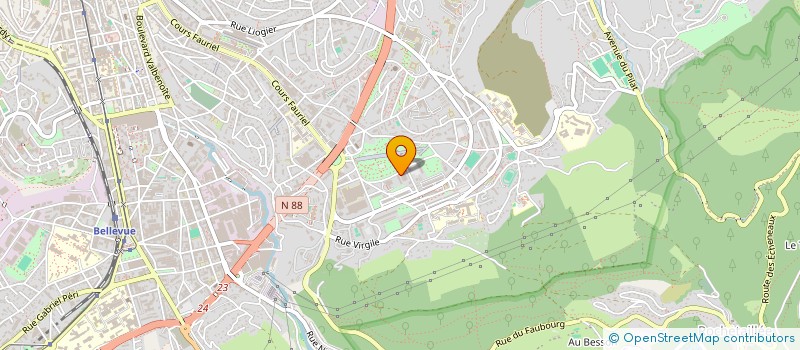 localisation de l'entreprise L'ART DU MOUVEMENT INTERIEUR (AMI) ANTENNE DE SAINT ETIENNE  SAINT-ETIENNE