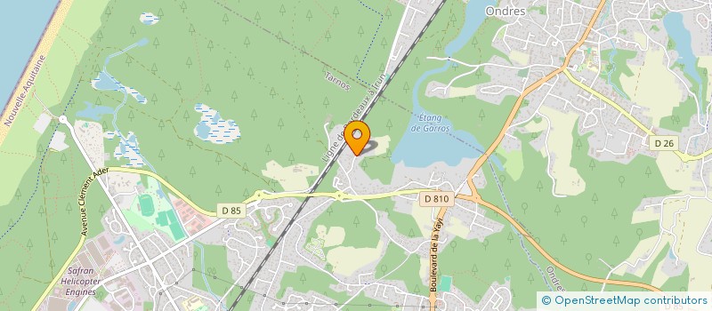 localisation de l'entreprise L'ART DU MOUVEMENT JIU JITSU  TARNOS