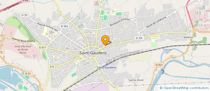 localisation de l'entreprise L'ART DU PAIN à SAINT-GAUDENS