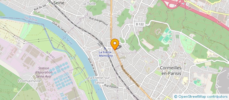 localisation de l'entreprise L'ART DU PAIN à LA FRETTE-SUR-SEINE