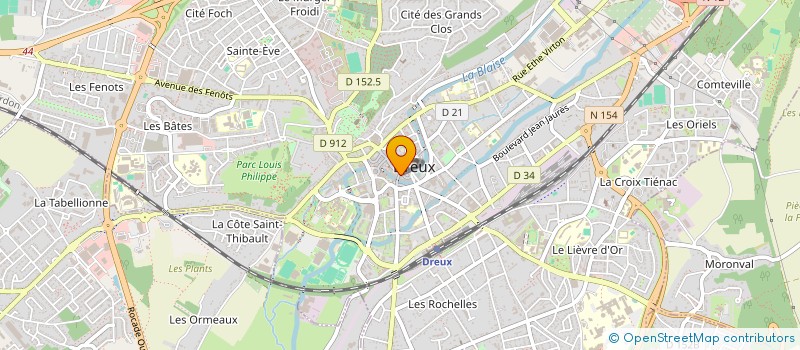 localisation de l'entreprise L'ART DU PAIN à DREUX