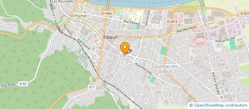 localisation de l'entreprise L'ART DU PAIN  CAUDEBEC-LES-ELBEUF