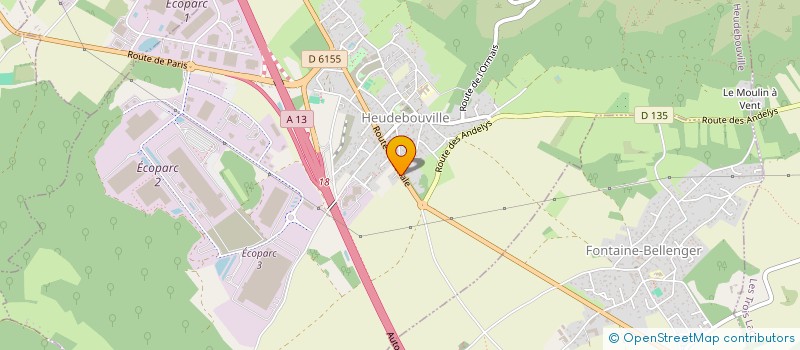 localisation de l'entreprise L'ART DU PAYSAGE à INCARVILLE