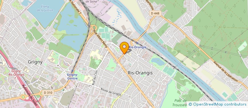localisation de l'entreprise L'ART DU PAYSAGE EN 4 SAISONS à RIS-ORANGIS