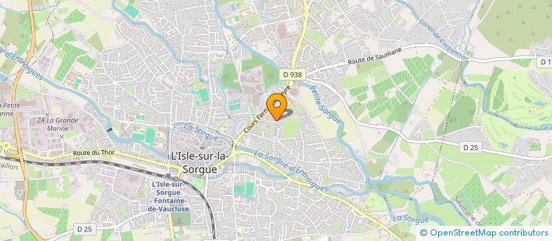 localisation de l'entreprise L ART DU PLAQUISTE à L'ISLE-SUR-LA-SORGUE
