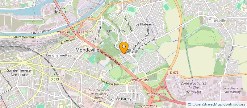 localisation de l'entreprise L'ART DU SEJOUR  MONDEVILLE