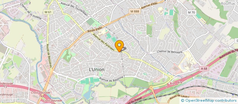 localisation de l'entreprise L ART DU SOIN à L'UNION