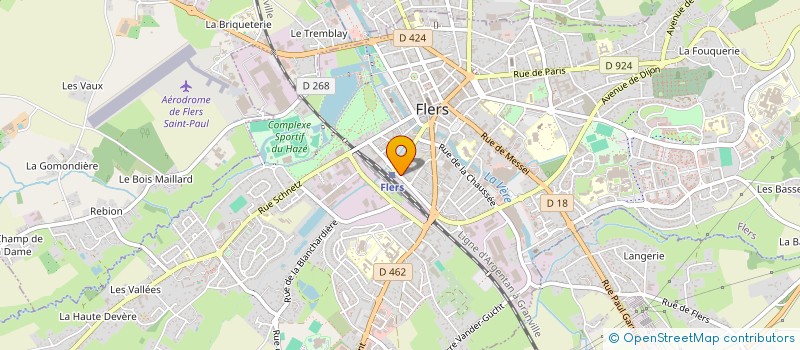 localisation de l'entreprise L'ART DU SUD 61 à FLERS