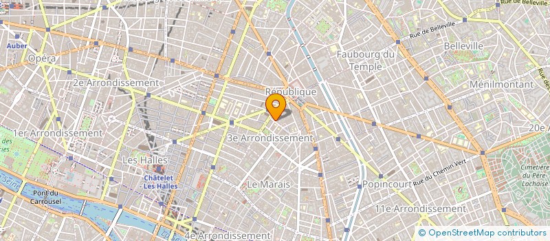 localisation de l'entreprise L'ART DU TEMPS  PARIS