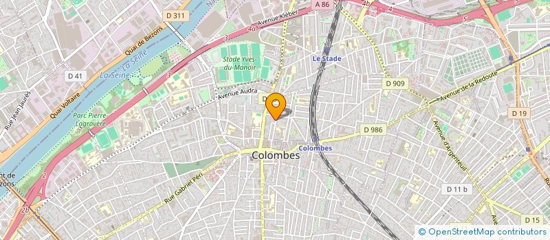 localisation de l'entreprise L ART DU TEMPS à COLOMBES