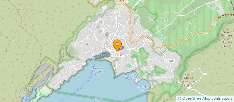 localisation de l'entreprise L ART DU TEMPS à CASSIS