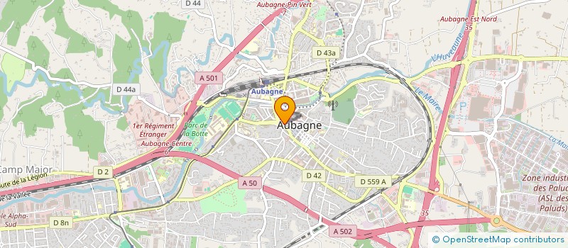 localisation de l'entreprise L'ART DU TRAIT à AUBAGNE