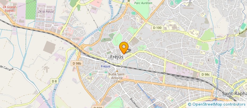 localisation de l'entreprise L ART DU VERRE à FREJUS