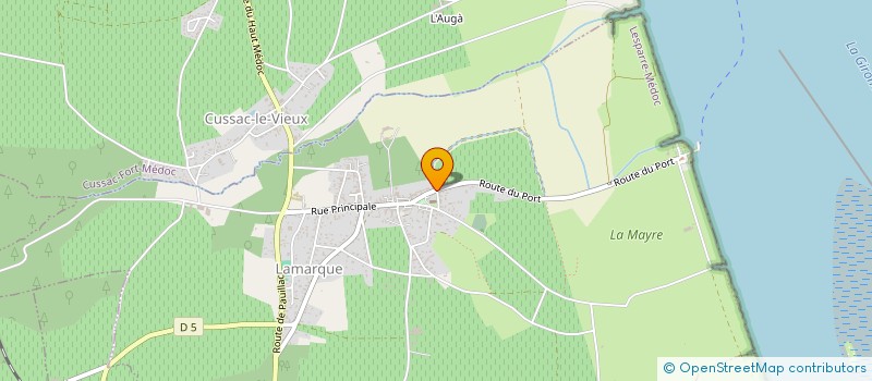 localisation de l'entreprise L'ART DU VIN  LAMARQUE