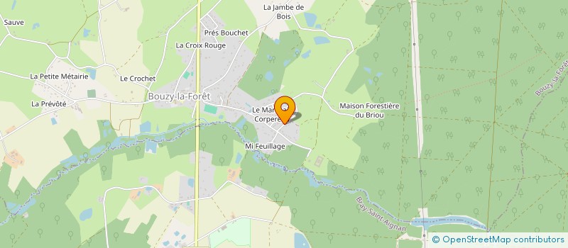localisation de l'entreprise L'ART EN DISTRI FOOD à BOUZY-LA-FORET