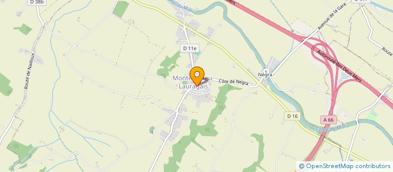 localisation de l'entreprise L'ART EN GENERAL  MONTESQUIEU-LAURAGAIS