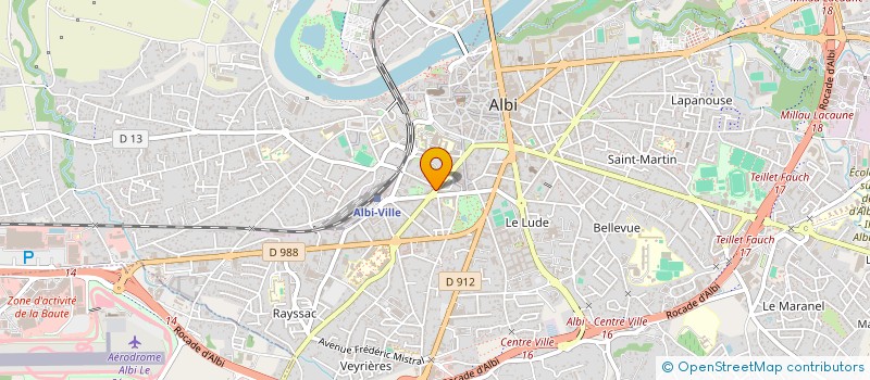 localisation de l'entreprise L'ART EN PLUS à ALBI