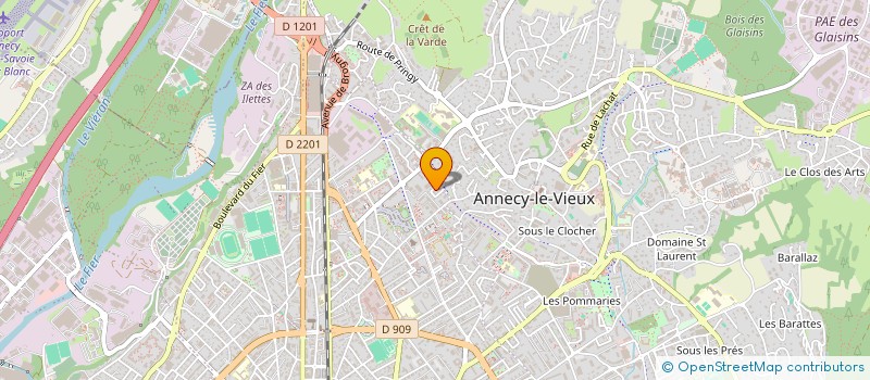 localisation de l'entreprise L'ART EN SORT à ANNECY