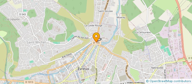 localisation de l'entreprise L'ART ET COCHON à EVREUX