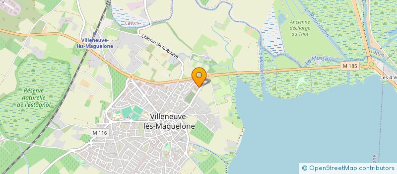 localisation de l'entreprise L ART ET CREATIONS  VILLENEUVE-LES-MAGUELONE