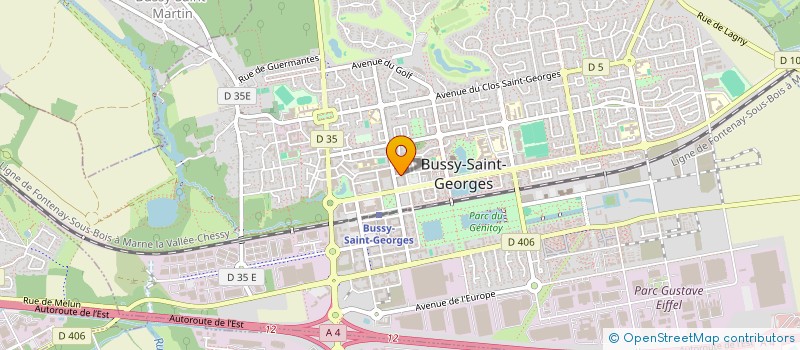 localisation de l'entreprise L ART ET L ETOFFE  BUSSY-SAINT-GEORGES