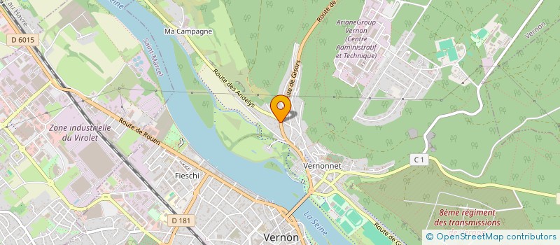 localisation de l'entreprise L'ART ET L'EURE  VERNON