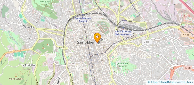 localisation de l'entreprise L ART ET LA MANIERE à SAINT-ETIENNE