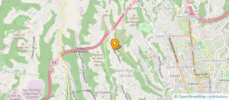 localisation de l'entreprise L'ART ET LA MANIERE à NICE