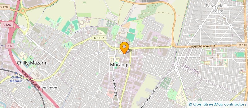 localisation de l'entreprise L'ART ET LA MANIERE à MORANGIS
