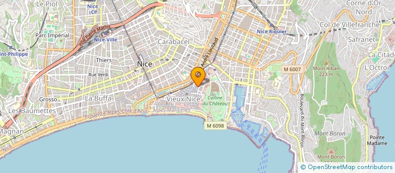 localisation de l'entreprise L ART ET LA MATIERE à NICE