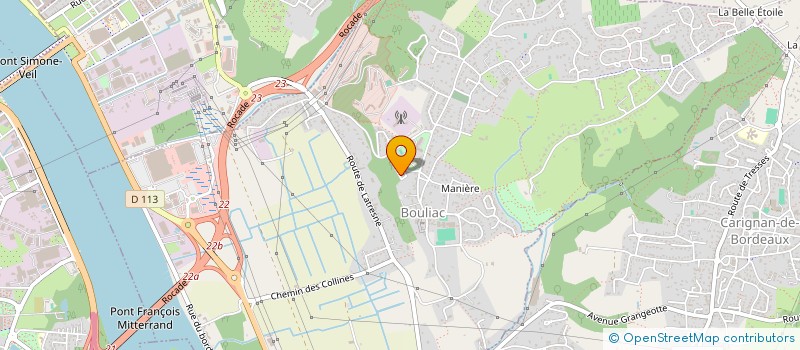 localisation de l'entreprise L ART ET LA MATIERE  BOULIAC