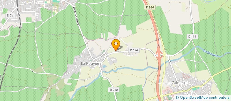 localisation de l'entreprise L'ART ET LA MATIERE  LA ROUVIERE