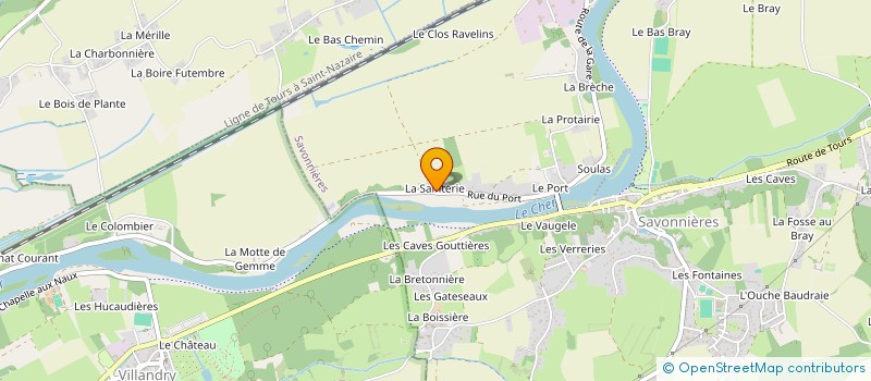 localisation de l'entreprise L'ART ET LA MATIERE  SAVONNIERES