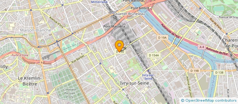 localisation de l'entreprise L'ART ET LA TABLE à IVRY-SUR-SEINE