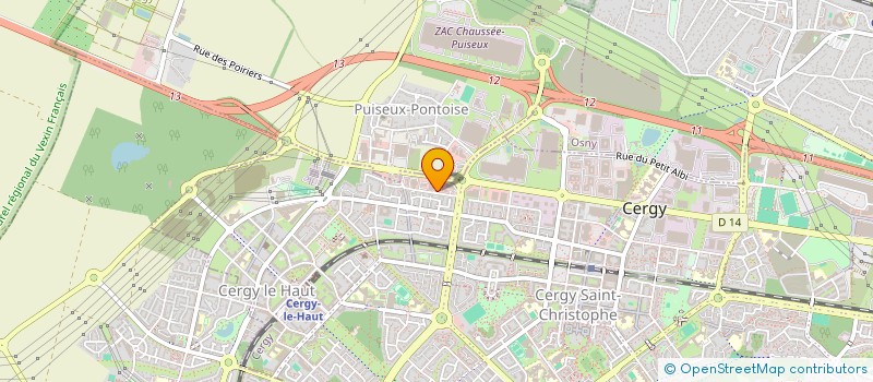 localisation de l'entreprise L ART ET LES MATIERES  CERGY