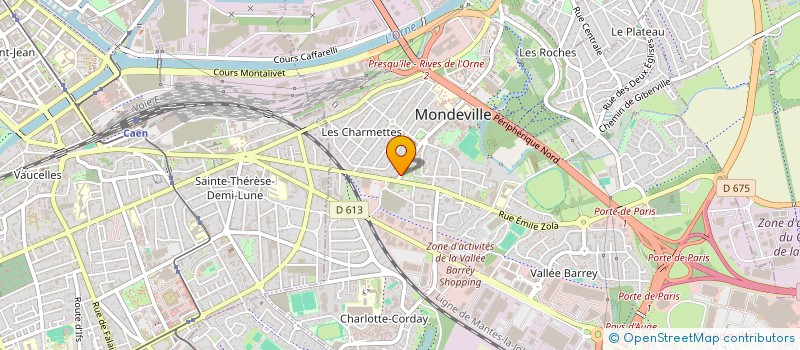 localisation de l'entreprise L'ART EVOLUTION  MONDEVILLE